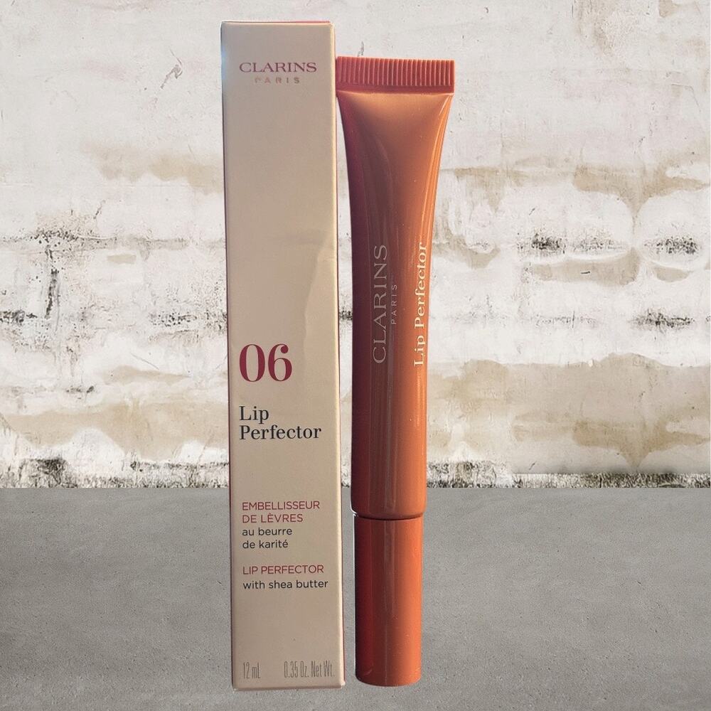 Clarins Lip Perfector Lip Gloss Rosewood Shimmer NIB